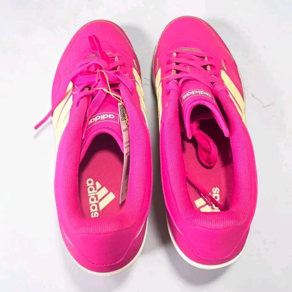 adidas Hoops 4.0 W Pink Off White Retro Casual Sneakers Women's Size 8.5 JR6713